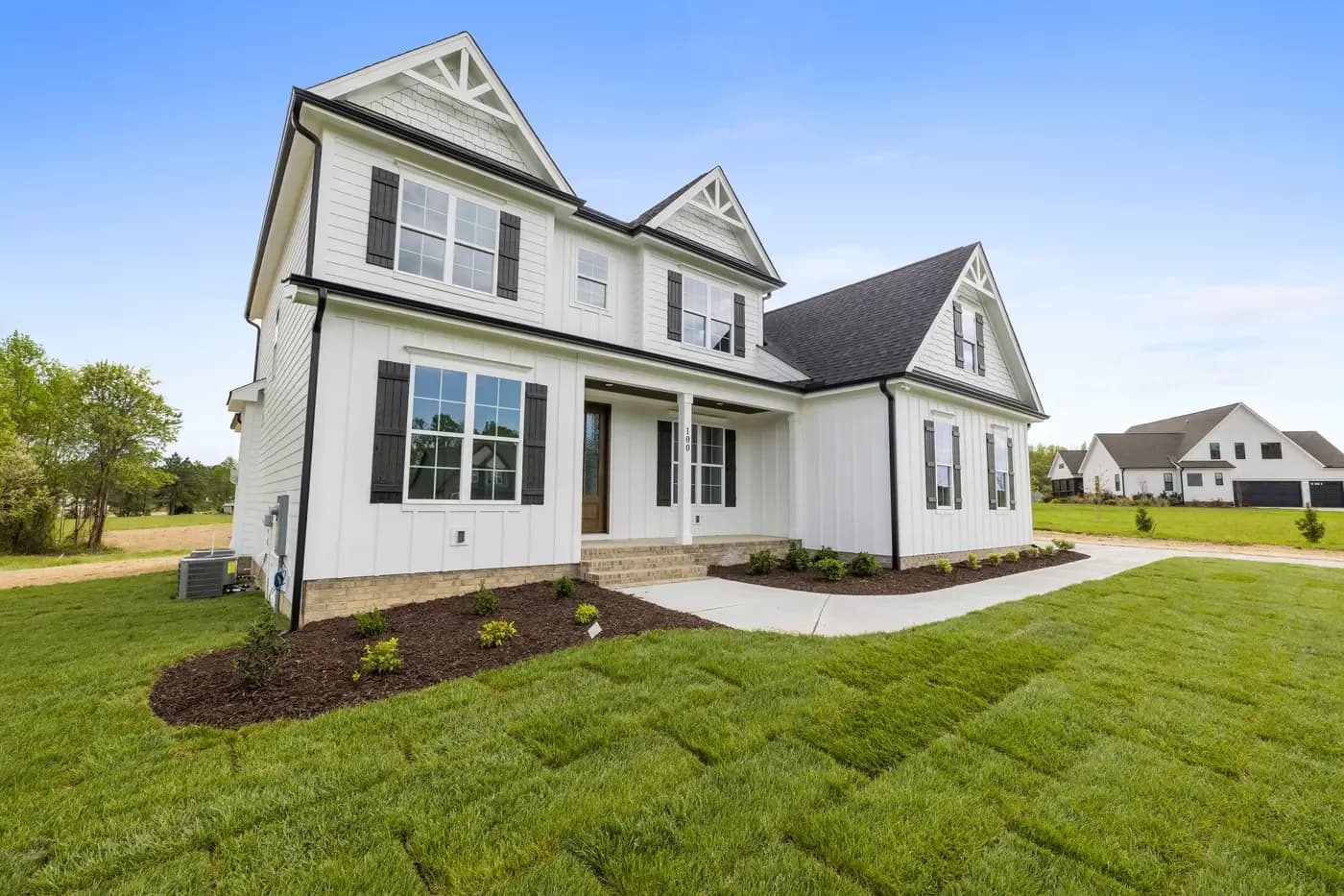 Representative new custom home illustrating why safe-room decisions belong in early residential planning