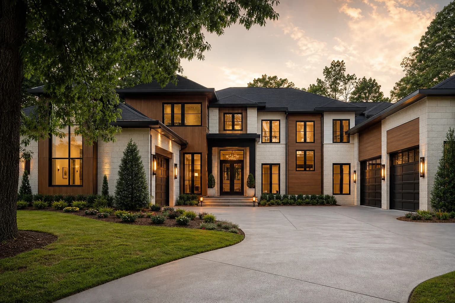Contemporary new construction