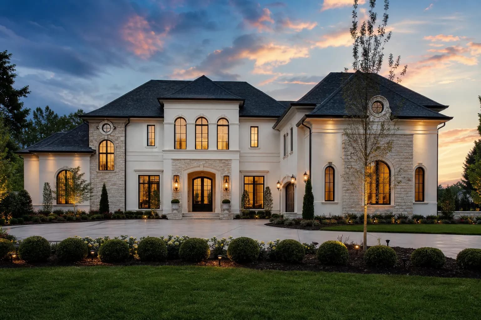 Luxury custom home new construction in Marvin, NC
